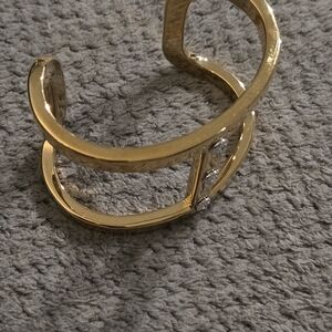Henri Bendel Gold Open Cuff Bracelet